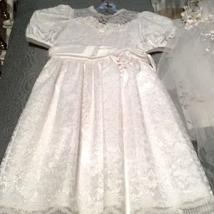 girls first communion dress/flower girl dress.